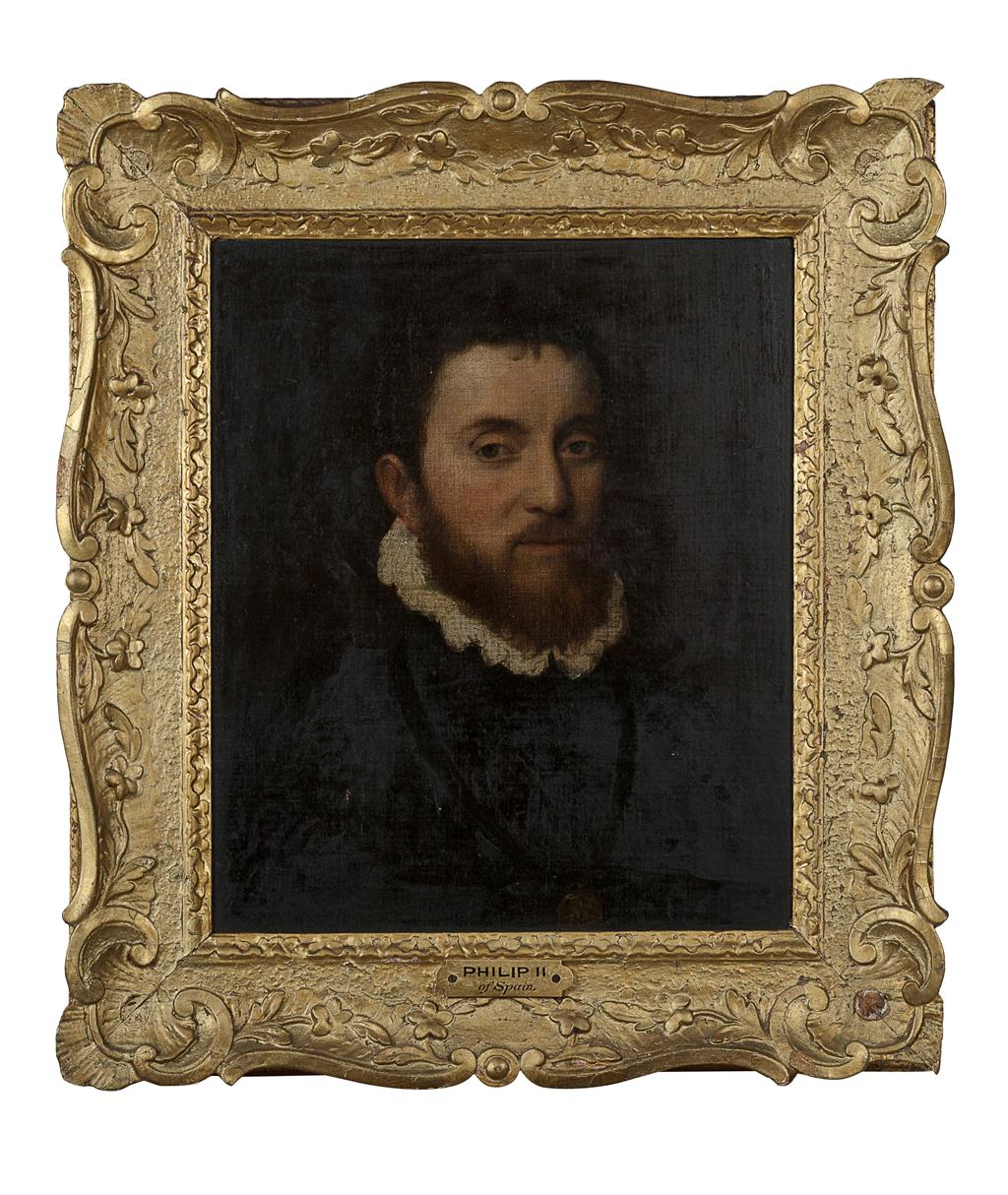 Appraisal: MANNER OF ANTONIO MOR HEAD AND SHOULDER PORTRAIT OF A