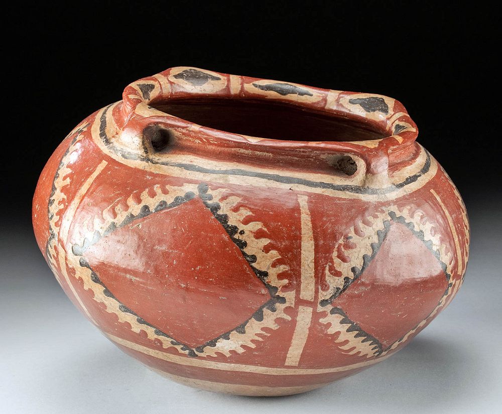 Appraisal: Chupicuaro Polychrome Pottery Vessel Pre-Columbian West Mexico Guanajuato Valley Chupicuaro