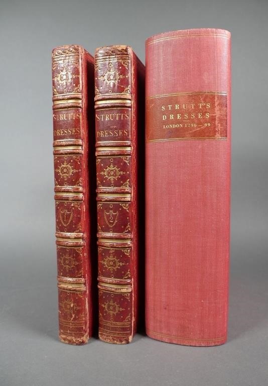 Appraisal: Two volume red leather set of A Complete View of