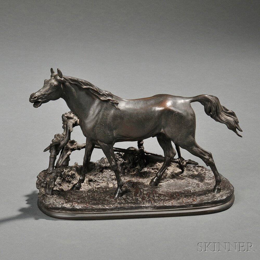 Appraisal: After Pierre-Jules M ne French - Bronze Figure of a