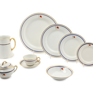 Appraisal: An English Porcelain Dinner Service Manufactured by Johnson Brothers England