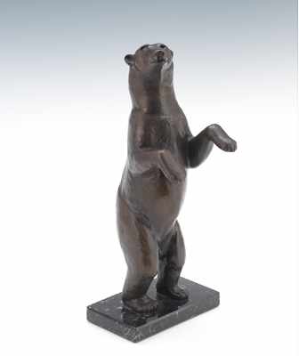 Appraisal: William Mozart McVey American - Grizzly Bear Cast bronze with