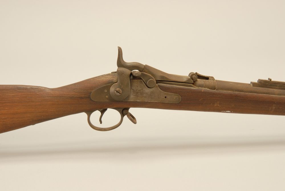 Appraisal: SPRINGFIELD TRAPDOOR RIFLE th CenturyWith walnut stock Length of barrel