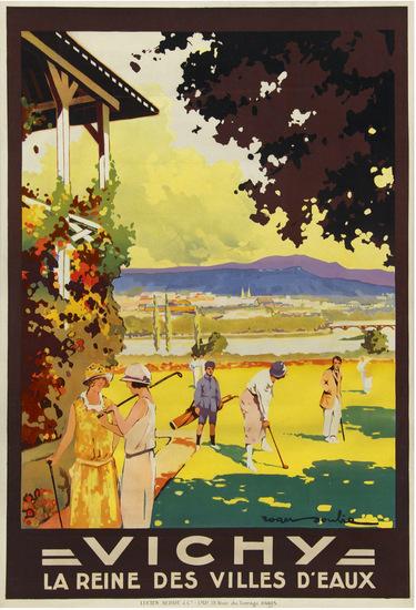 Appraisal: SOUBIE Roger - VICHY PLM lithograph in colours c condition