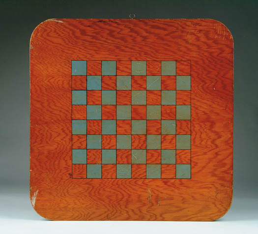 Appraisal: TWO SIDED GAME BOARD First half of the th Century