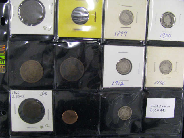 Appraisal: Pc Estate Misc U S Coin Lot blank planchet large