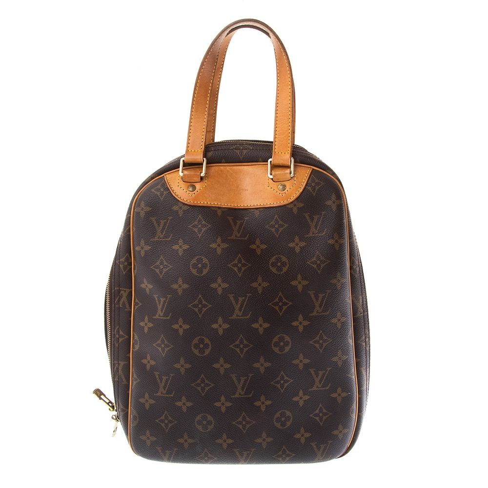 Appraisal: A Louis Vuitton Monogram Excursion Shoe Bag A brown and