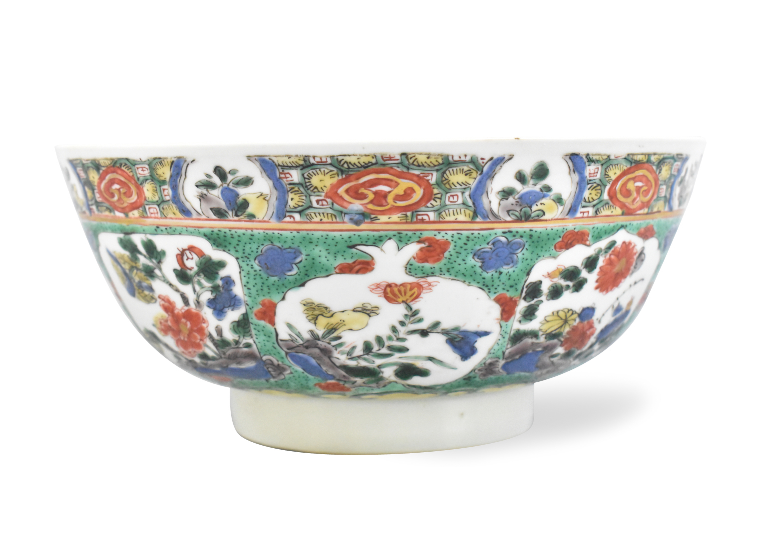 Appraisal: A Chinese famille verte floral bowl dating from the Kangzi