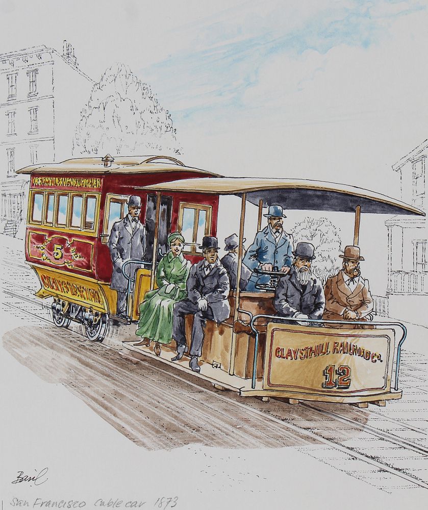 Appraisal: Basil Smith B San Francisco Cable Car Basil Smith British