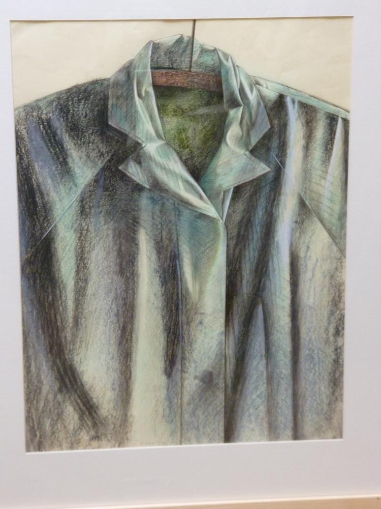 Appraisal: TOM WOOD - Study for Quarryman watercolour and pencil signed