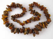 Appraisal: An amber necklace approx cm long x cm wide at