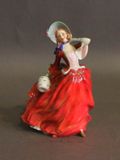 Appraisal: A Royal Doulton figure of 'Autumn Breezes' painted HN printed