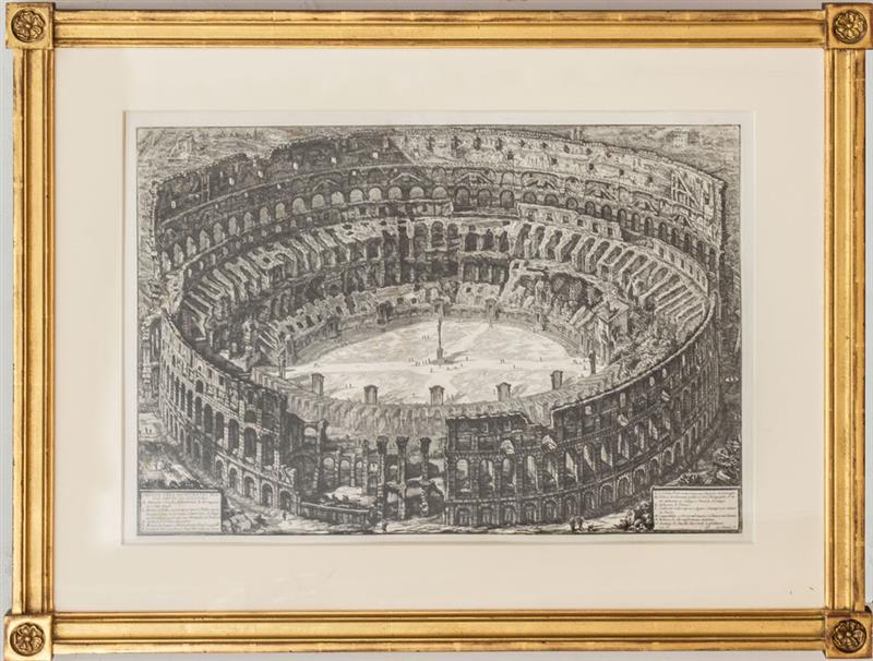 Appraisal: FRANCESCO PIRANESI - VEDUTA DELL' ANFITEATRO FLAVIO DETTO IL COLOSSEO