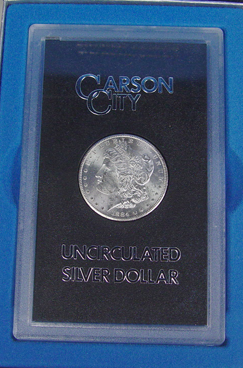 Appraisal: -CC Morgan Dollar BU GSA issued in black case with