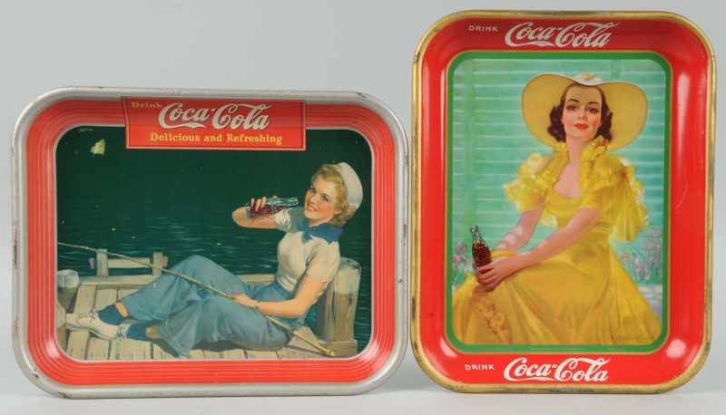 Appraisal: Lot of Tin Coca-Cola Serving Trays Description Includes one tray