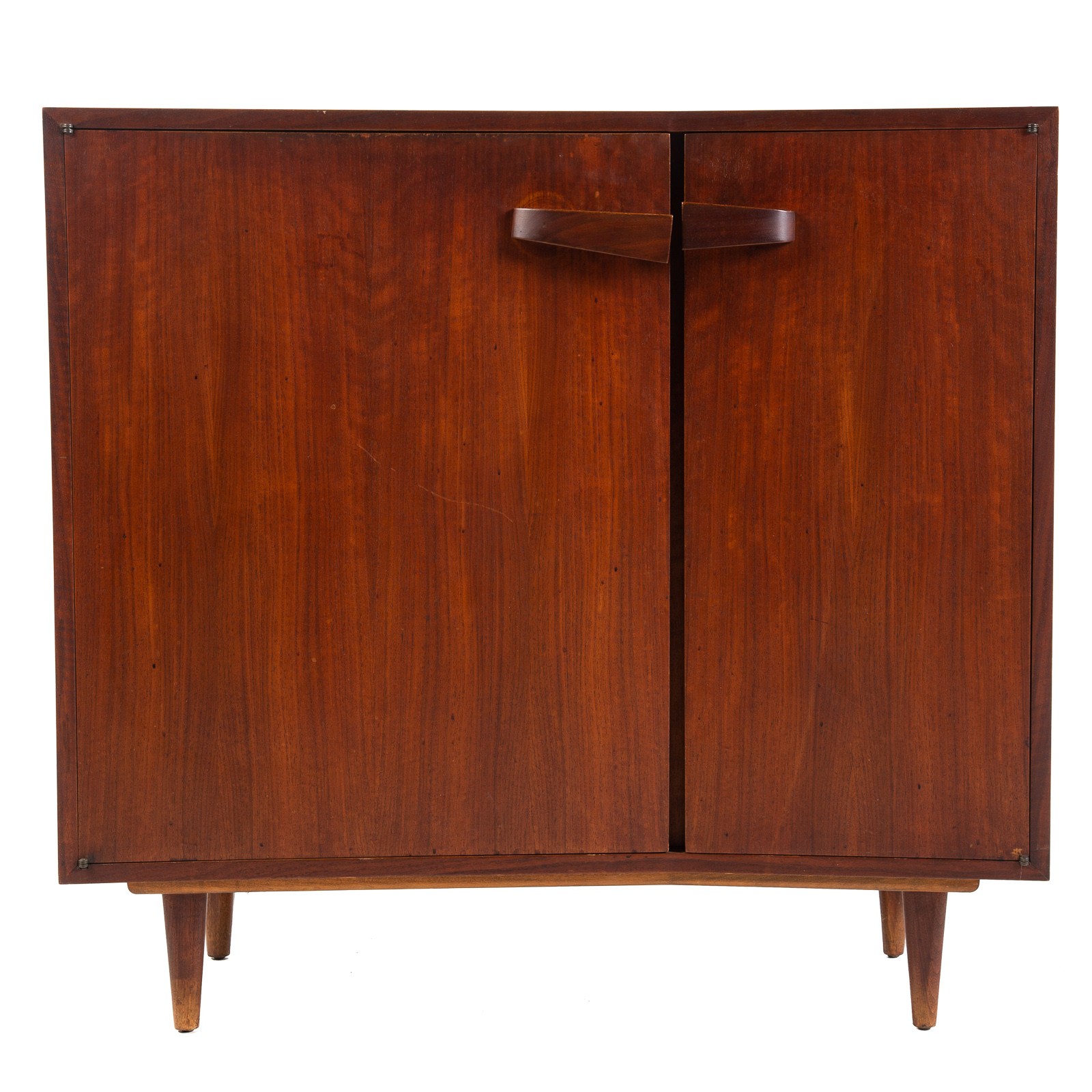 Appraisal: SINGER SONS WALNUT CABINET Bertha Schaefer M Singer Sons Italian