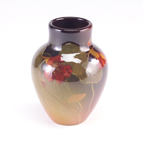 Appraisal: ROOKWOOD Standard glaze bulbous vase painted by Mary Nourse with