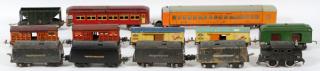 Appraisal: LIONEL O GAUGE PRE LIONEL O GAUGE PRE-WAR FREIGHT AND