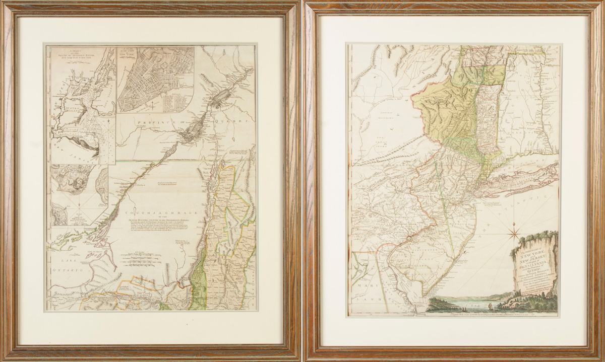 Appraisal: Pair of Maps A Chart of the Mouth of the