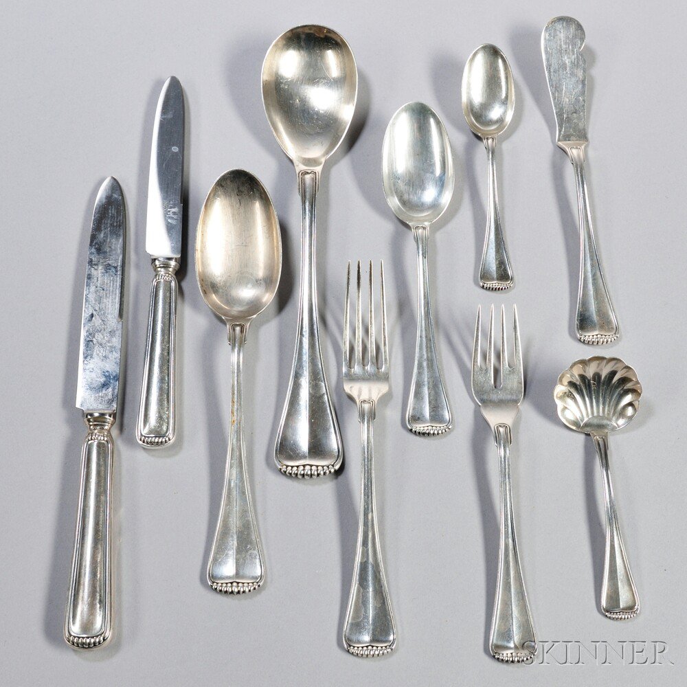 Appraisal: Buccellati Milano Pattern Sterling Silver Flatware Service Milan th century