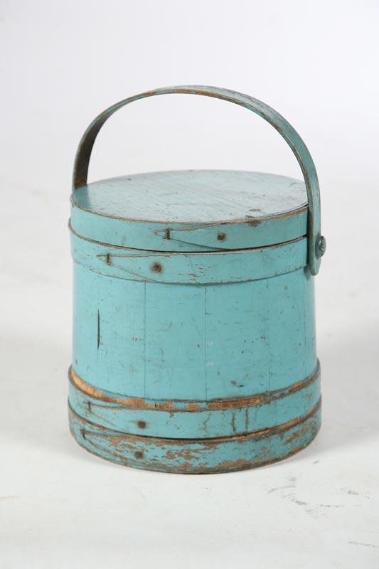 Appraisal: SUGAR BUCKET American nd half- th century pine Stave construction