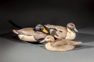 Appraisal: Three Decoys Ken Harris - Woodville NYc A pintail pair