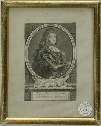 Appraisal: French Portrait Print