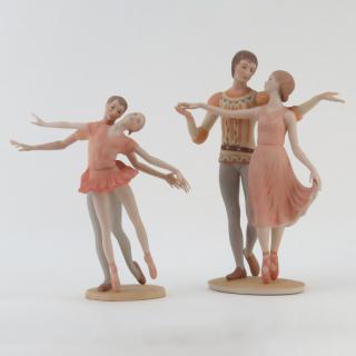 Appraisal: Two Limited Edition Laszlo Ispanky Polychrome Ballerina Porcelain Figurines Two