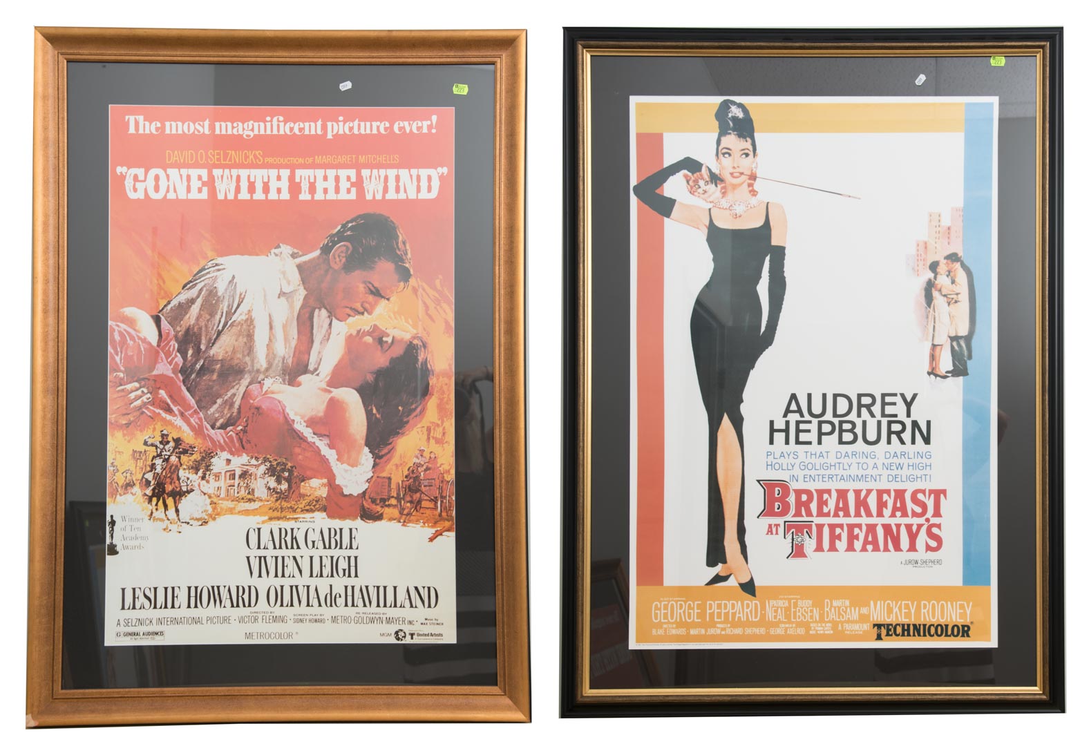 Appraisal: Two framed posters