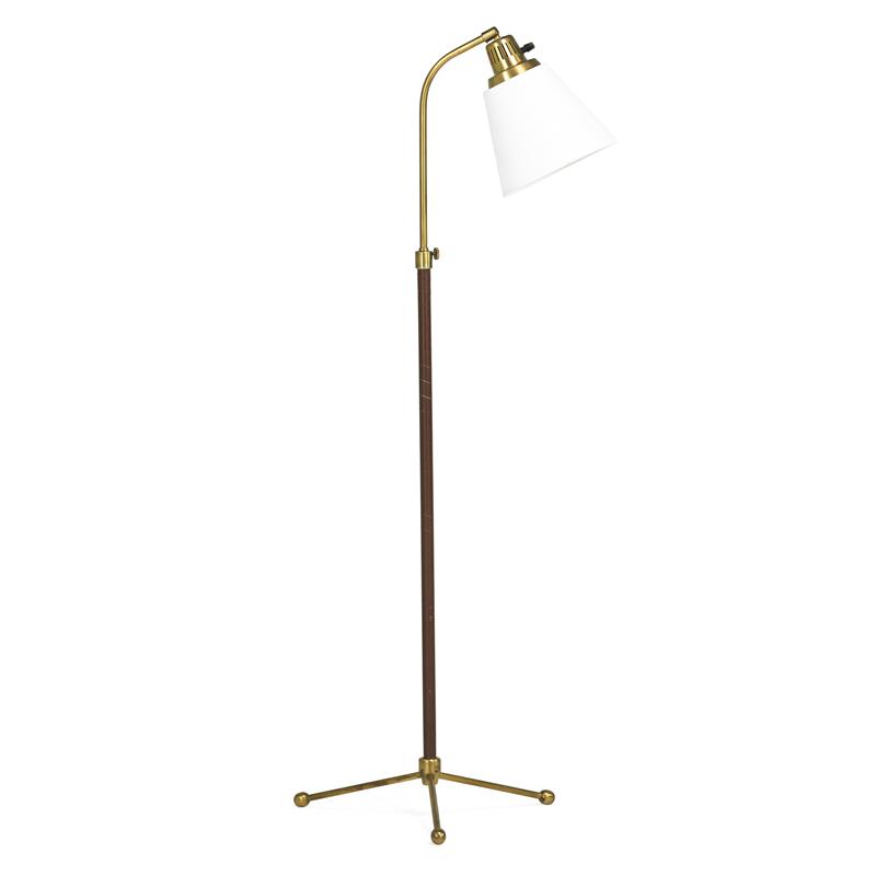 Appraisal: BERGBOMS Floor lamp Condition Report Telescoping with adjustable shade