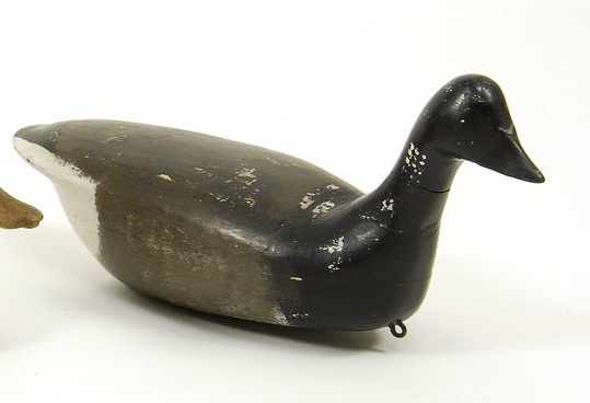 Appraisal: HOLLOW-CARVED BRANT DECOY Attributed to the Parker Family of the