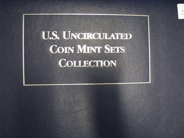 Appraisal: U S Uncirculated Coin Mint Set Collection to collector panels