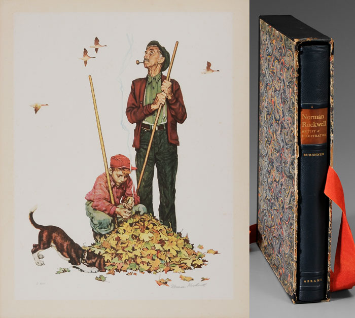 Appraisal: After Norman Rockwell American - Special Leather-Bound Edition of Thomas