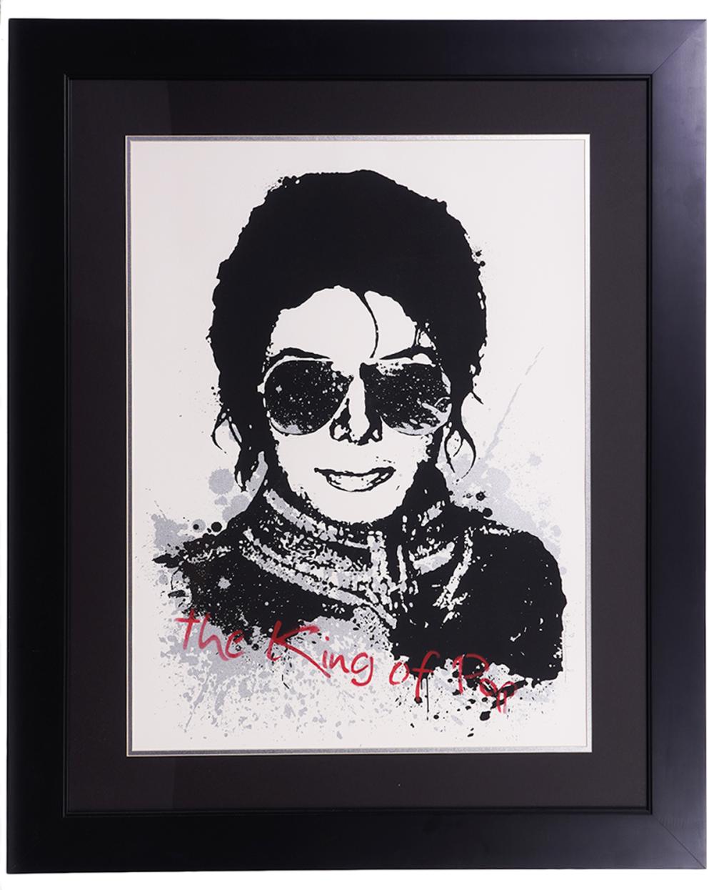 Appraisal: MR BRAINWASH 'KING OF POP' SILKSCREENMr Brainwash Thierry Guetta France