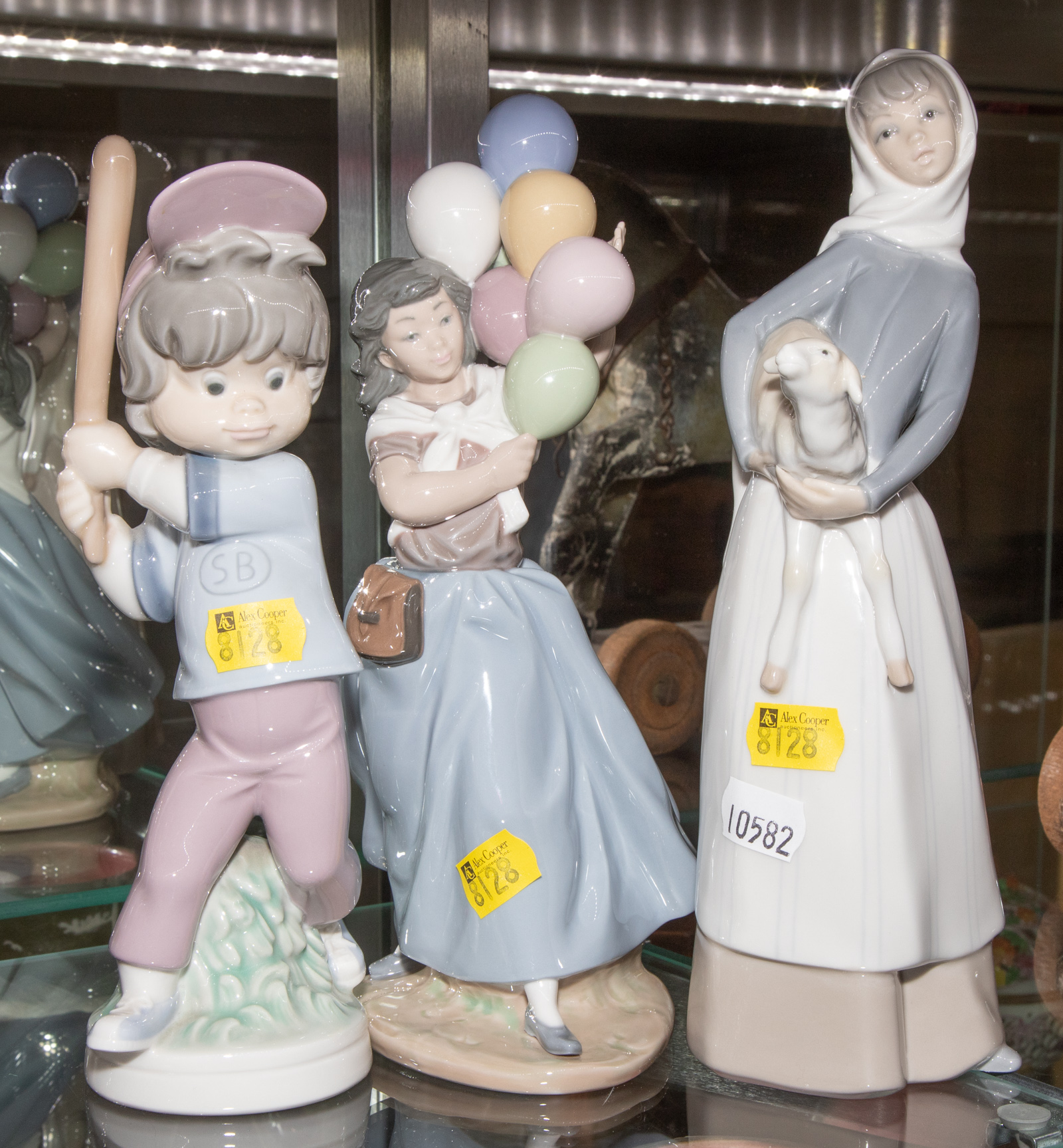 Appraisal: THREE LLADRO FIGURES