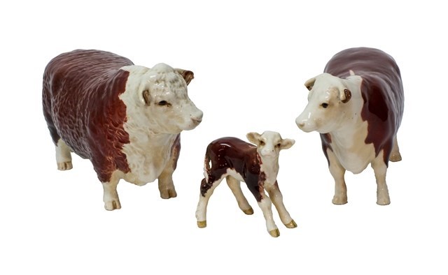 Appraisal: A Beswick Hereford bull 'Champion of Champions' No A another