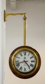 Appraisal: An English Brass Hanging Pendant Clock Jans of London th