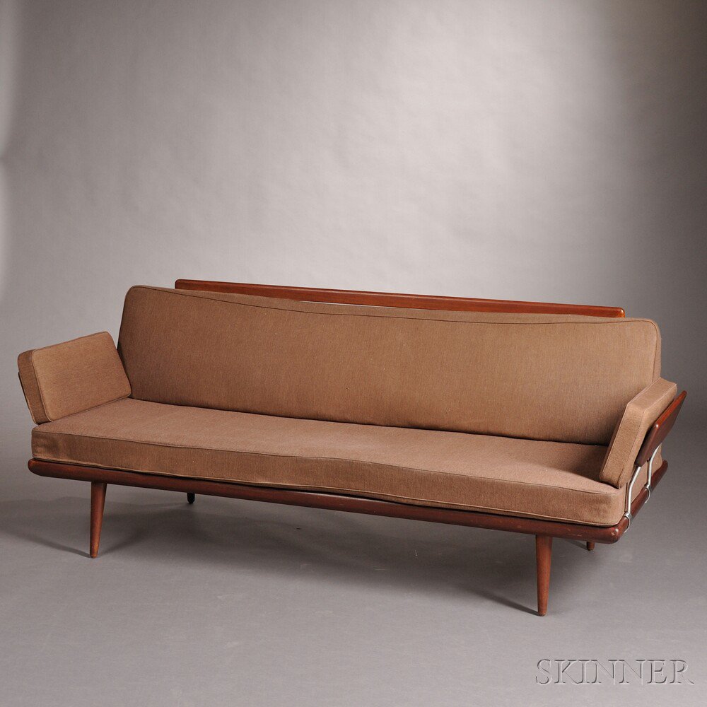 Appraisal: Sofa Attributed to Peter Hvidt and Orla Molgaard Scandinavia mid-