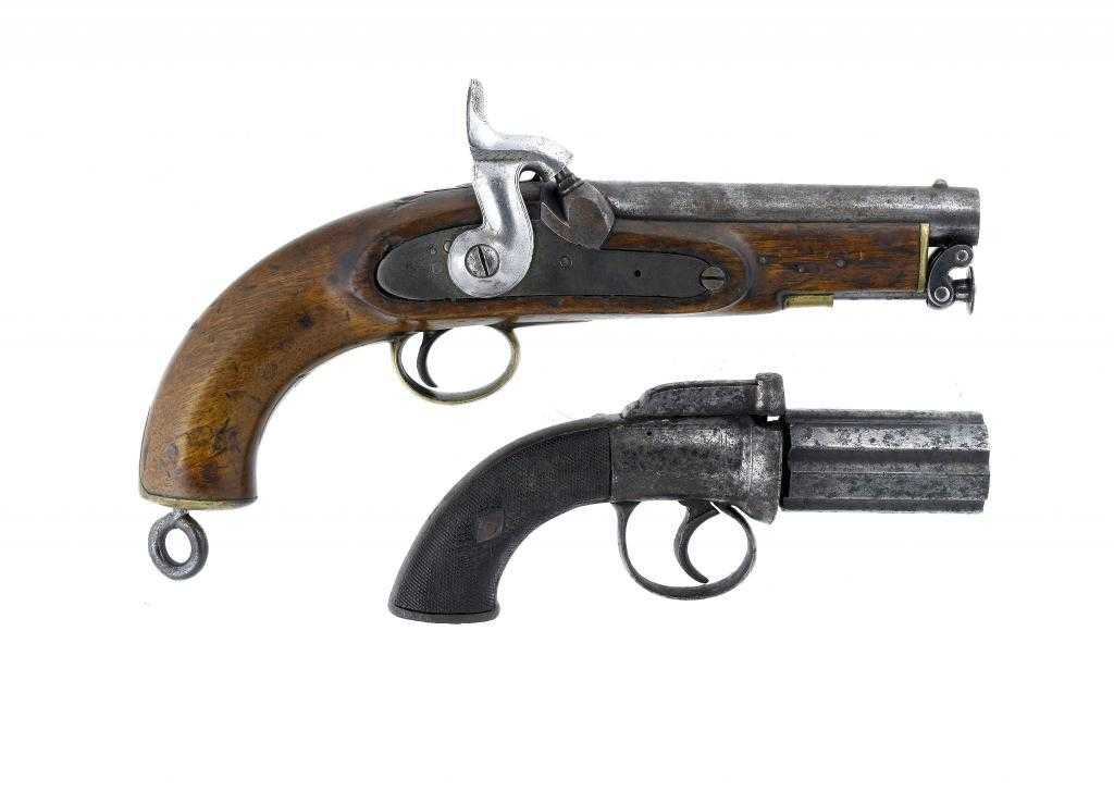 Appraisal: A REGULATION PATTERN FLINTLOCK PISTOL converted to percussion full stocked