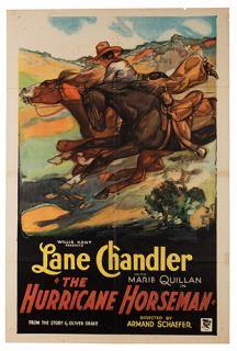 Appraisal: The Hurricane Horseman Willis Kent Continental Litho Cleveland One sheet