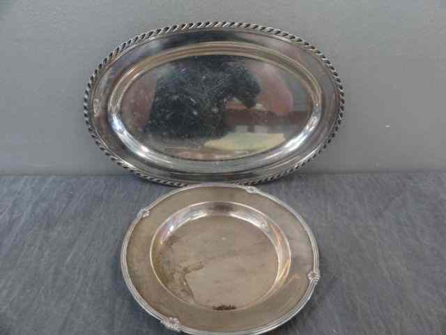 Appraisal: STERLING International Bread Dish and a Bowl From a Larchmont