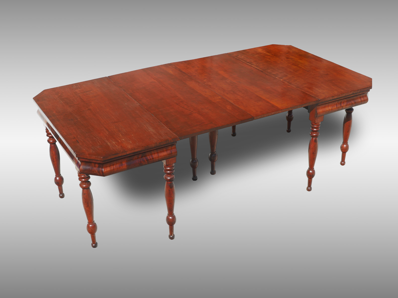 Appraisal: AMERICAN CHERRY BANQUET TABLE CIRCA Early th C Banquet table