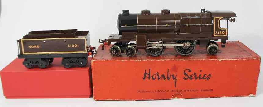 Appraisal: Horby O Gage Clockwork Loco and Tender Toy Boxed Model