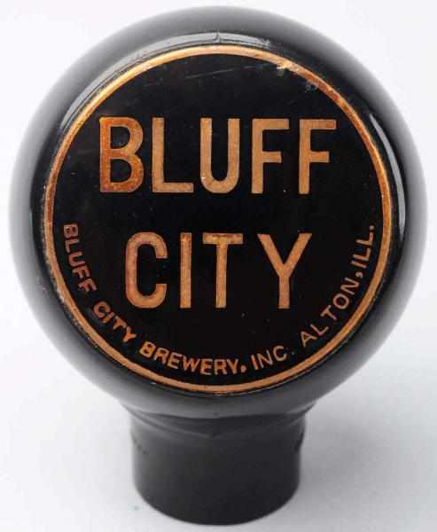 Appraisal: Bluff City Beer Tap Knob Bluff City Brewing Company Clean