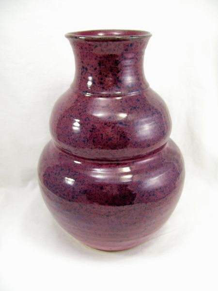 Appraisal: Studio Pottery Vase Large stoneware pottery vase with a high