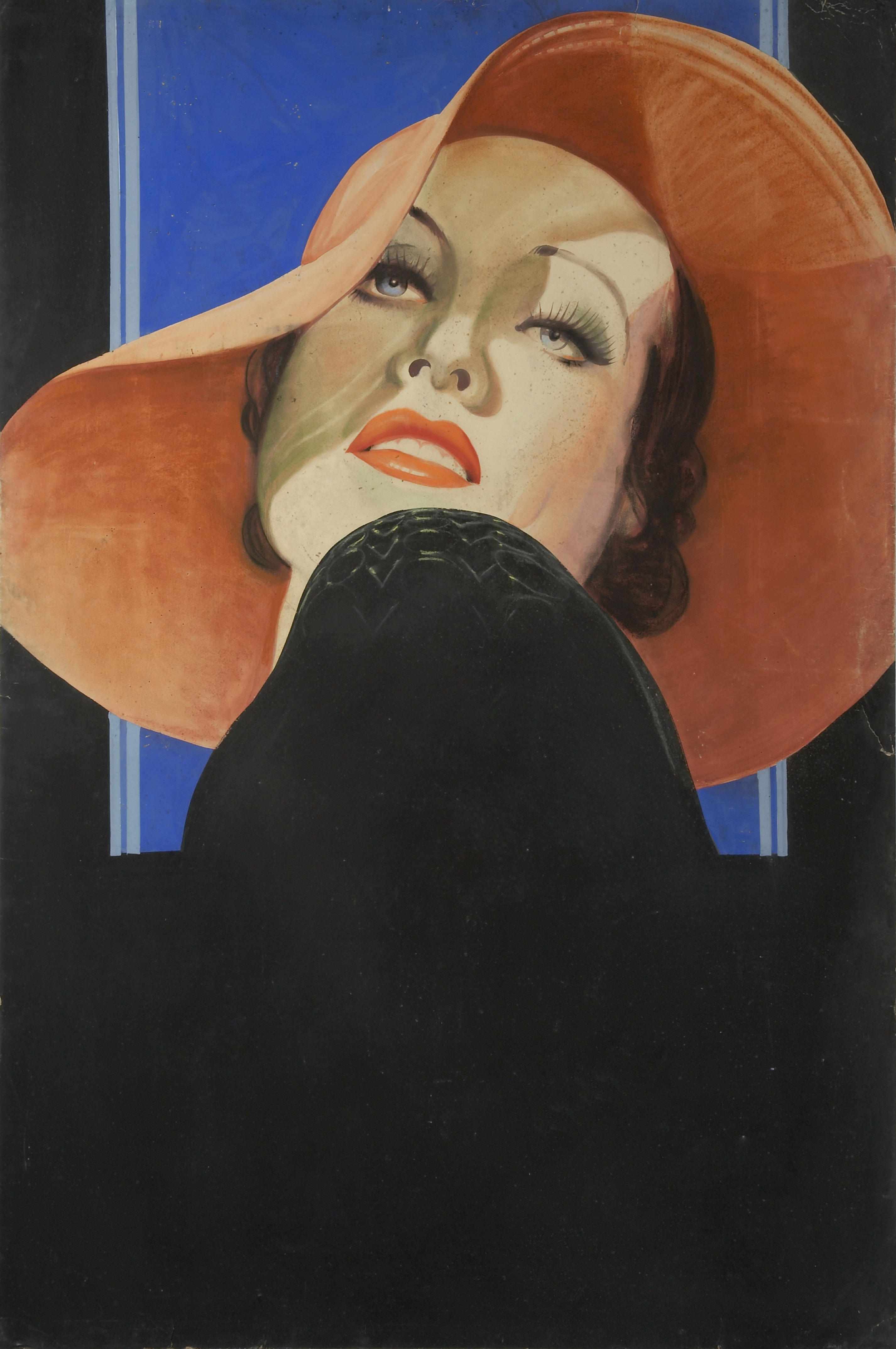 Appraisal: The Gaston Collection of Original Lobby Art A Joan Crawford