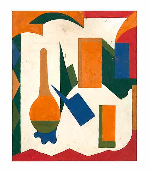 Appraisal: Abstract Work by Cincinnati Modernist Arthur Helwig Arthur Helwig Cincinnati