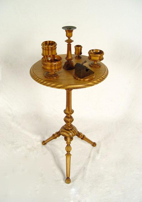 Appraisal: FOLK ART SMOKING STAND One of a kind handmade with