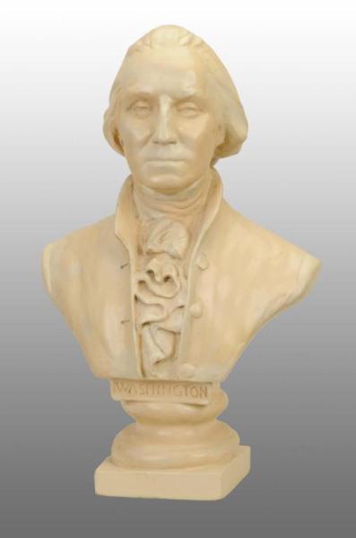 Appraisal: Commemorative Plaster Bust of Washington Description Copyright Condition Excellent Size