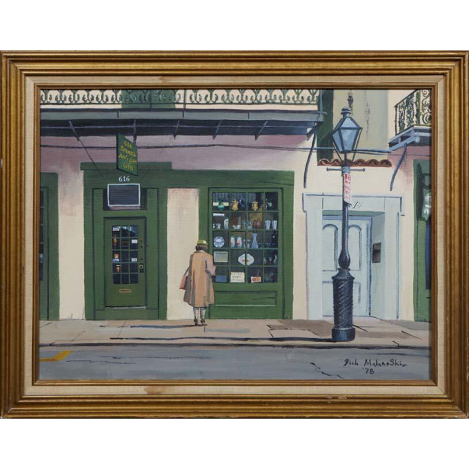 Appraisal: Dick Malinoski New Orleans Royal Street Bower's Antiques and Gifts